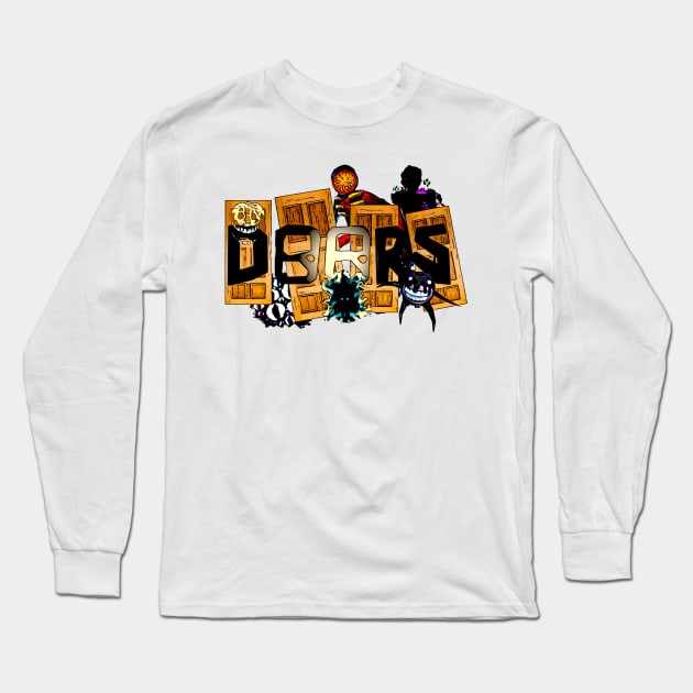 What’s Behind Those  Doors Long Sleeve T-Shirt by Atomic City Art